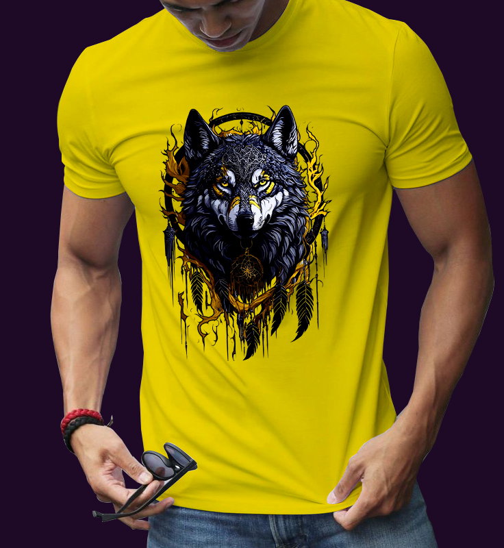  Wolf Graphic T-Shirt That Roars with Power and Style_4