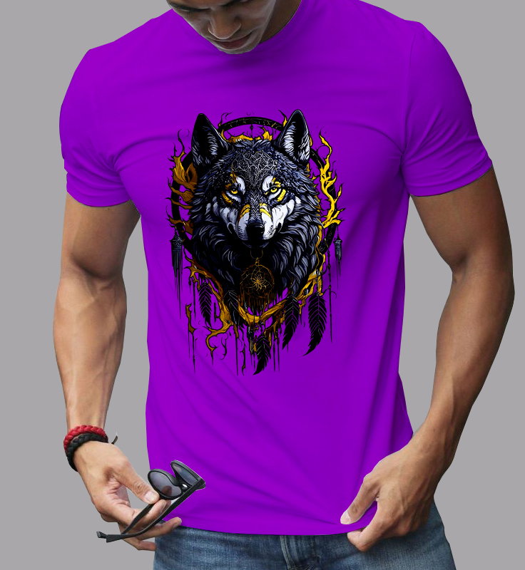  Wolf Graphic T-Shirt That Roars with Power and Style_5