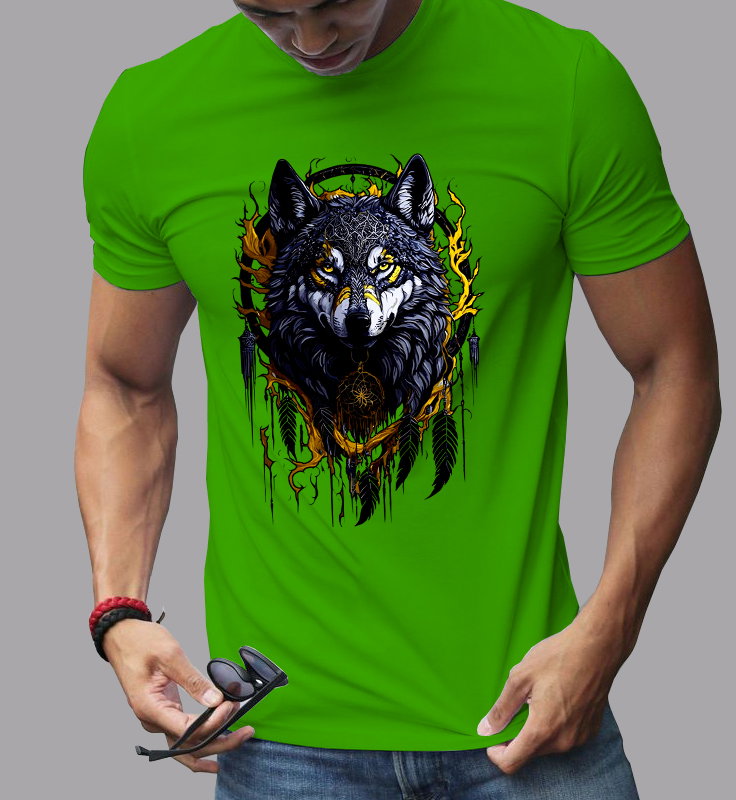  Wolf Graphic T-Shirt That Roars with Power and Style_7