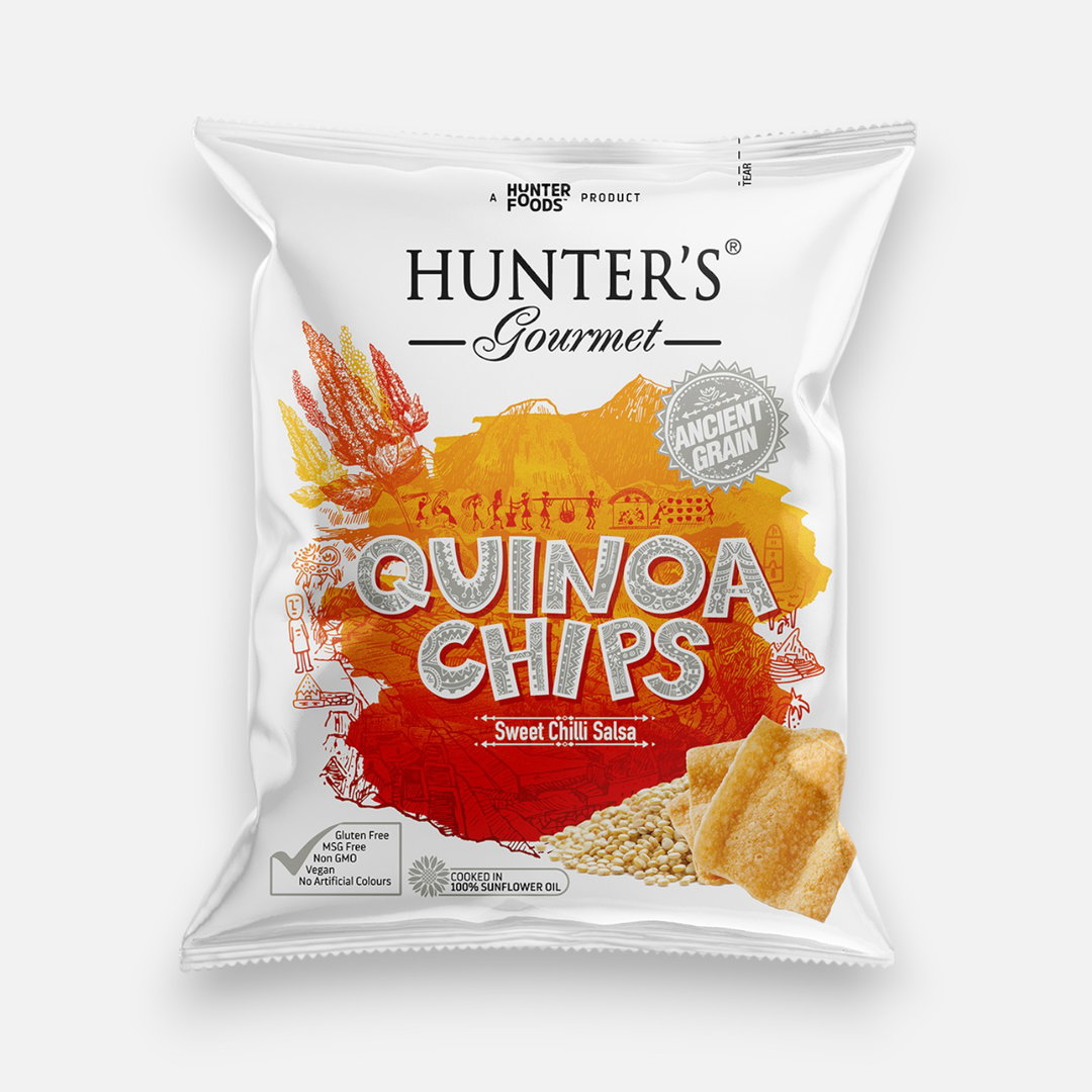 Hunter's Gourmet Quinoa Chips Sweet Chilli Salsa 75G