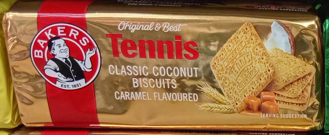 Bakers Bisc. Tennis Caram. Flav. 200gr