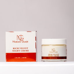 Rich Velvet Night Crème 60ml [Deep exfoliation with AHAs, CoQ10, and fruit enzymes. Softens, plumps, and renews].
