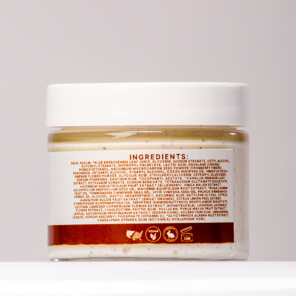 Oxygen Facial Mask 60ml  ( Detoxifies and boosts collagen with Vitamin C, CoQ10, fruit acids, and hyaluronic acid)._2