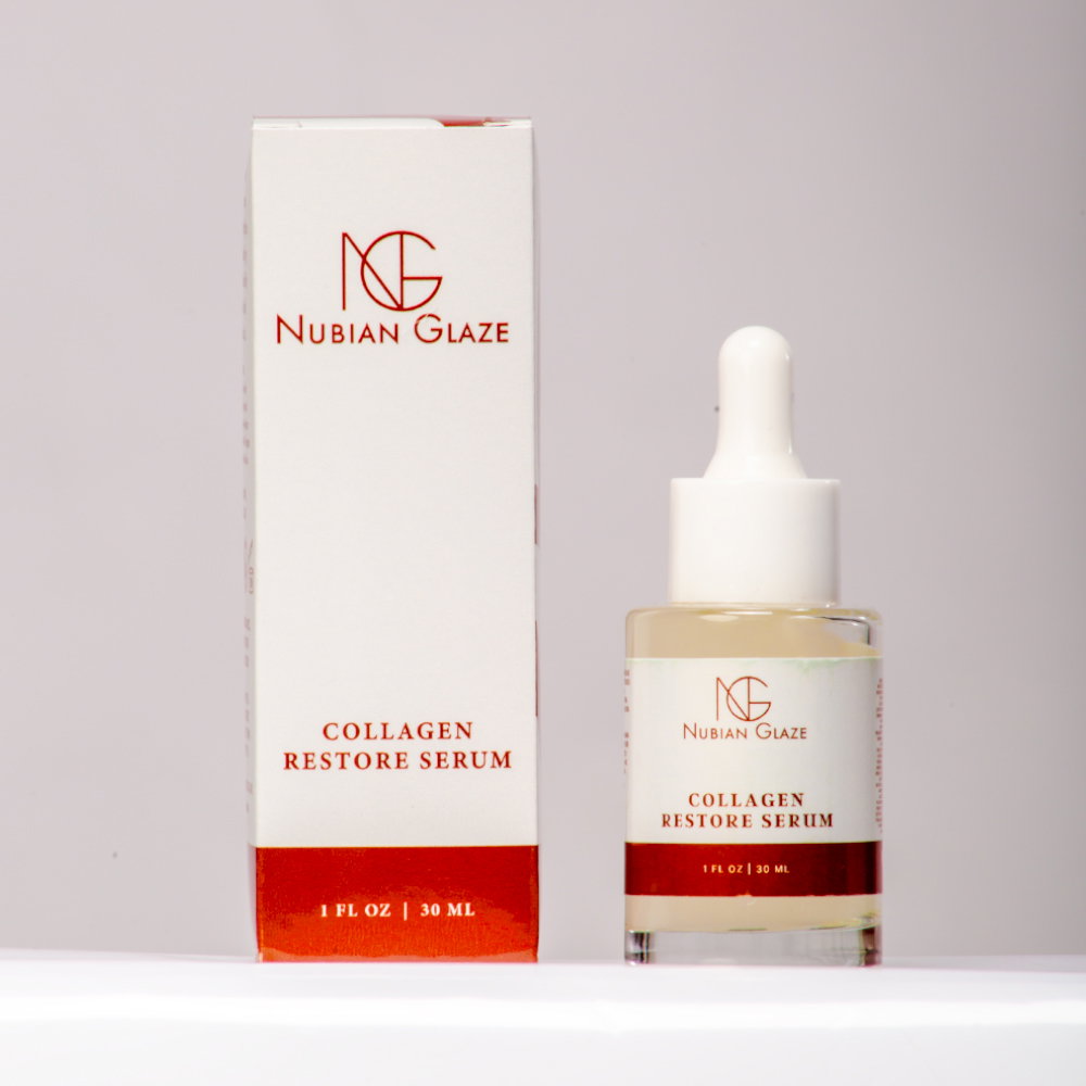 Collagen Restore Serum ( Plant stem cells, peptides, Vitamin C, and hyaluronic acid for firming and plumping).