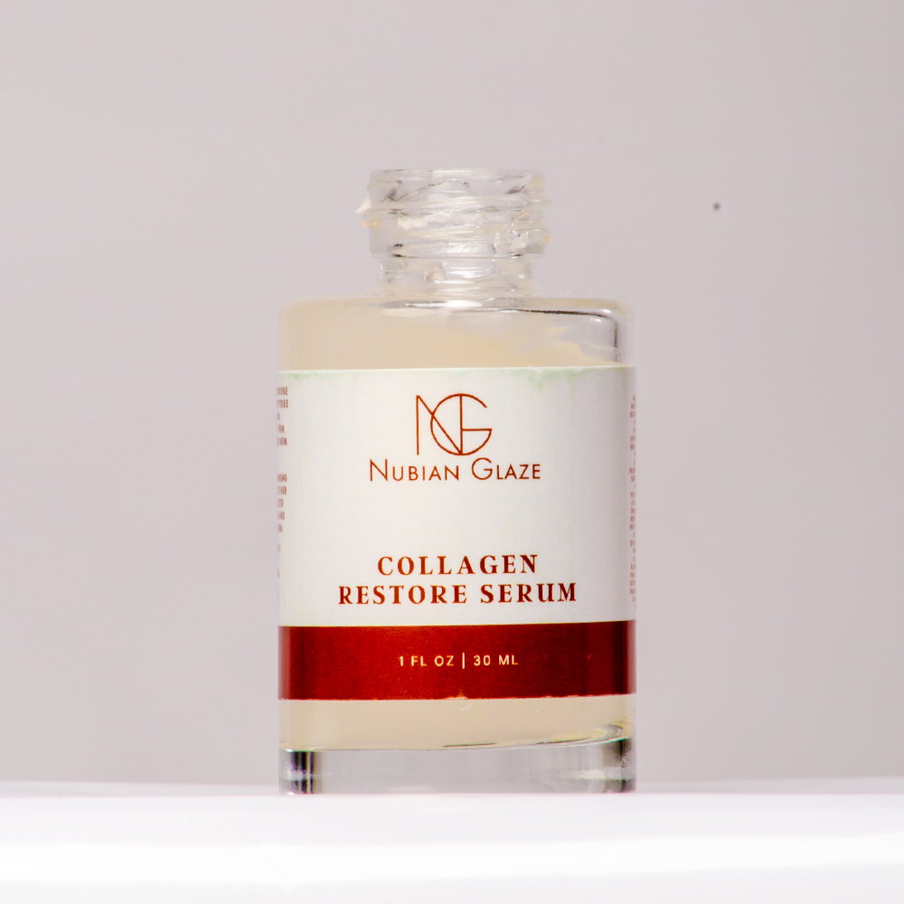 Collagen Restore Serum ( Plant stem cells, peptides, Vitamin C, and hyaluronic acid for firming and plumping)._1