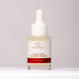 Collagen Restore Serum ( Plant stem cells, peptides, Vitamin C, and hyaluronic acid for firming and plumping).