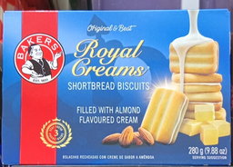 Bakers Bisc. Royal Cr. Short. Alm. Flav. 280gr