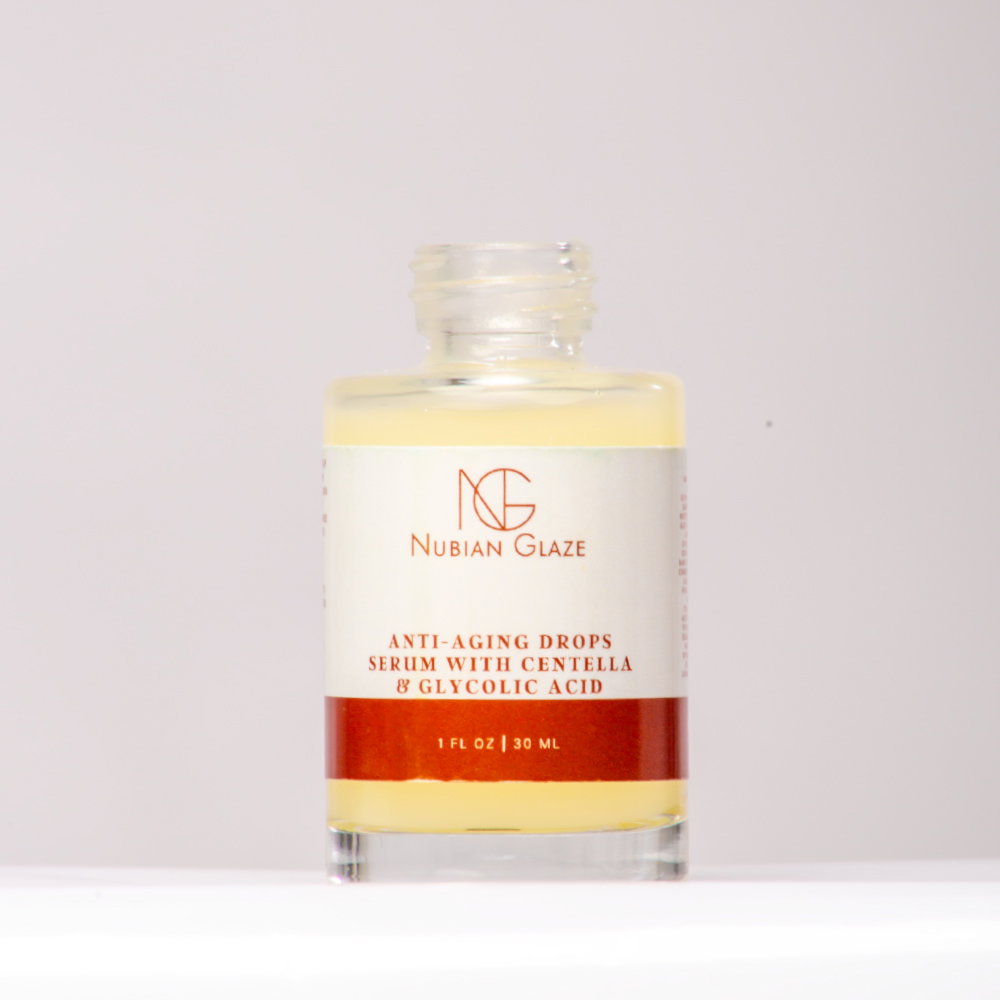 Anti-Aging Drops Serum with Centella & Glycolic Acid ( Combats inflammation, boosts collagen, fades spots. Centella, glycolic acid, Vitamin E)._1