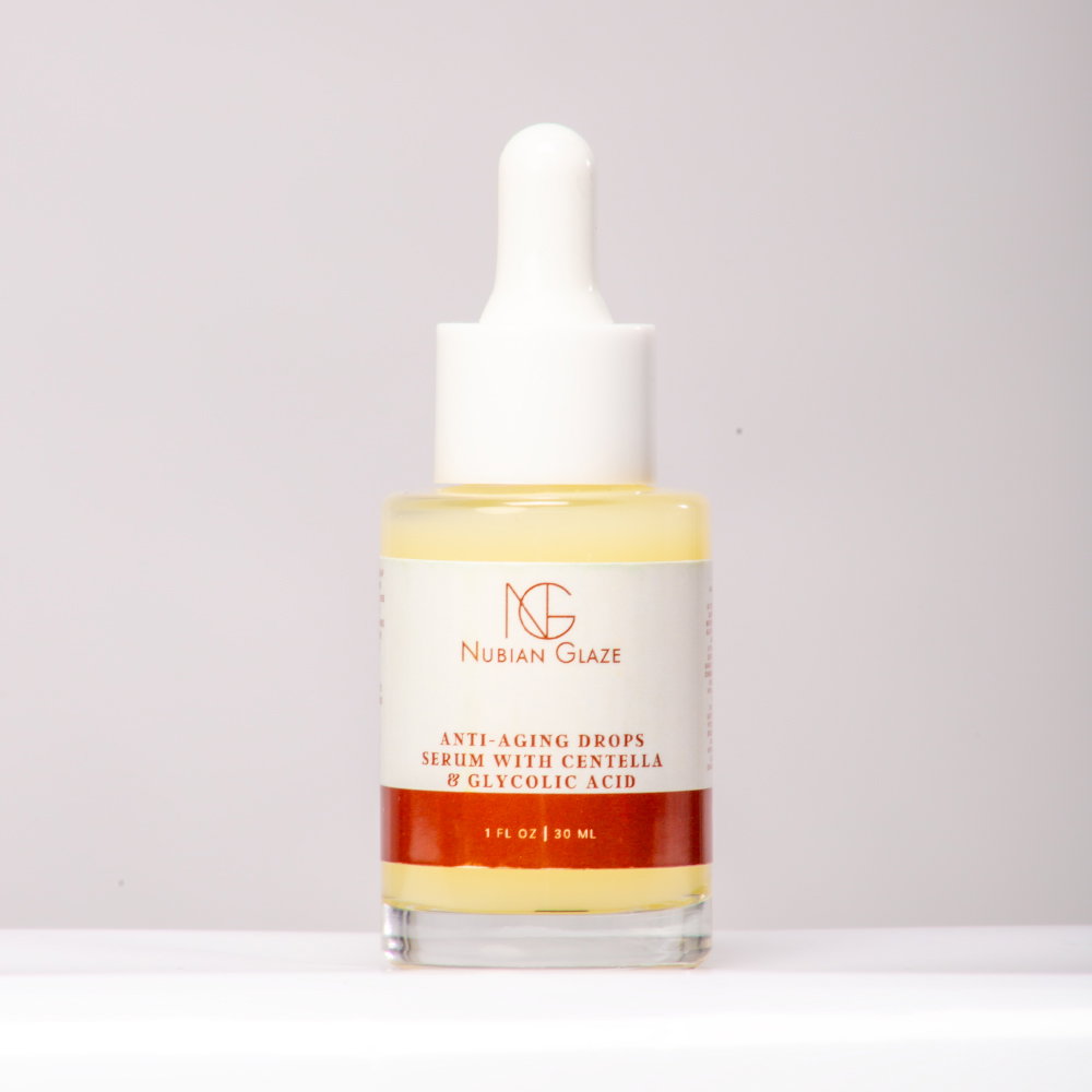 Anti-Aging Drops Serum with Centella & Glycolic Acid ( Combats inflammation, boosts collagen, fades spots. Centella, glycolic acid, Vitamin E)._2