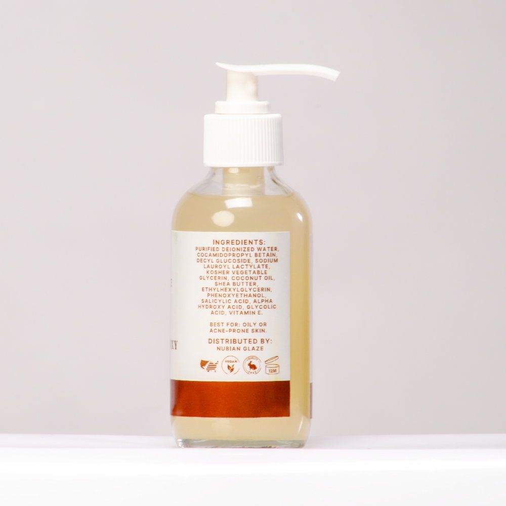 Alpha Hydroxy Cleanser ( Gentle exfoliating gel with glycolic acid, salicylic acid, and Vitamin). E0_2