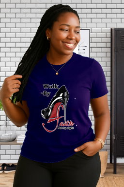 “Walk by Faith” Inspirational T-Shirt for Women | Bold, Faith-Driven Christian Apparel
