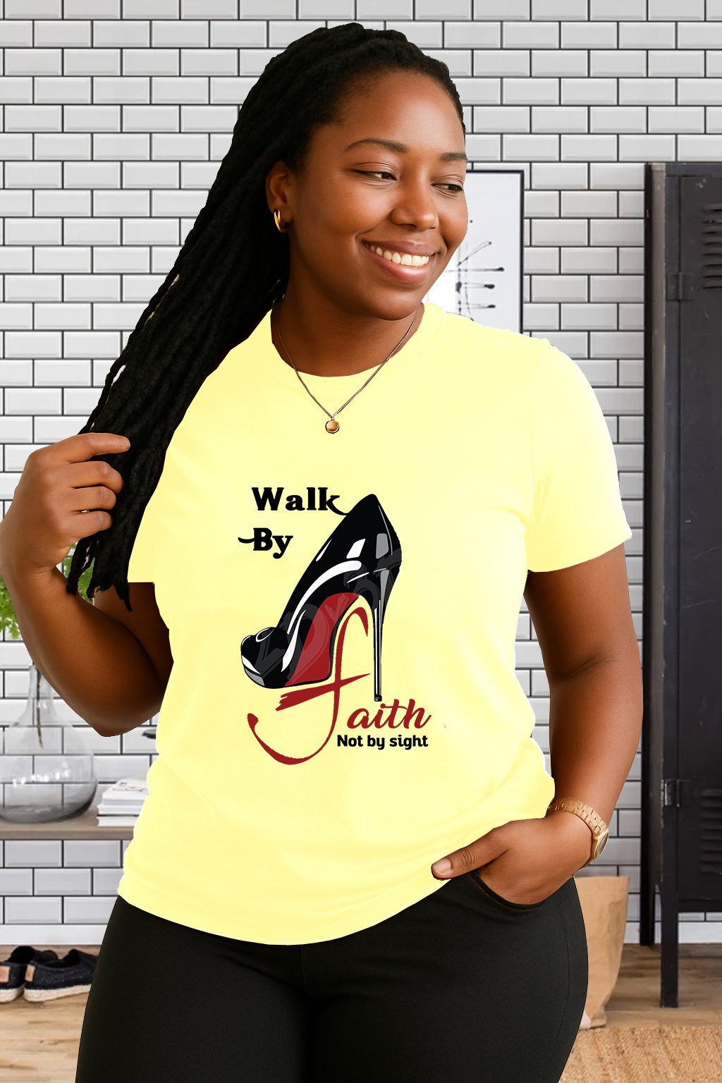 “Walk by Faith” Inspirational T-Shirt for Women | Bold, Faith-Driven Christian Apparel_8