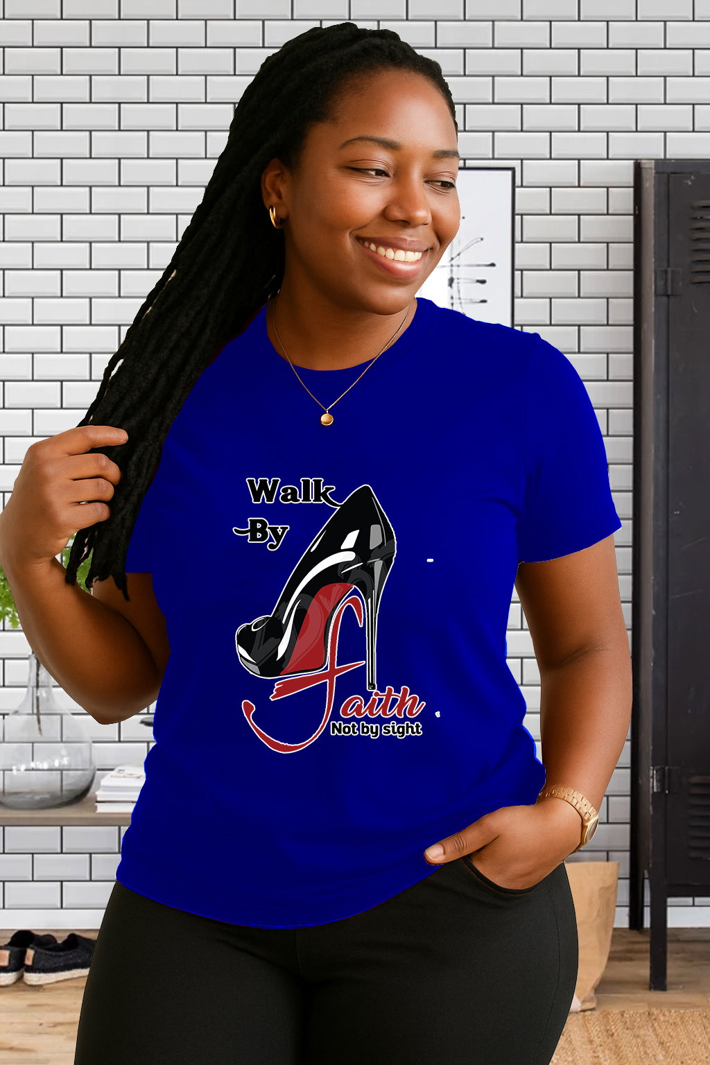 “Walk by Faith” Inspirational T-Shirt for Women | Bold, Faith-Driven Christian Apparel_6