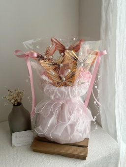 Money Butterfly Soap Flower Bouquet 