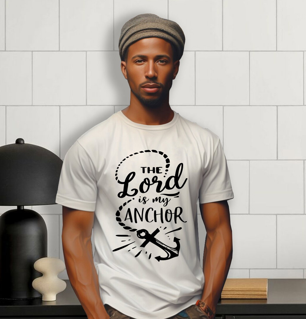📝 The Lord Is My Anchor – Faith-Filled T-Shirt for Strength and Stability_0