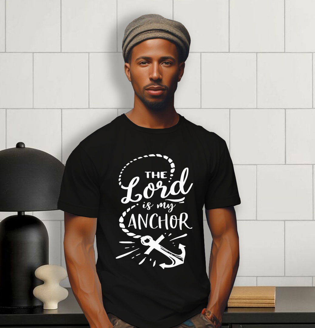 📝 The Lord Is My Anchor – Faith-Filled T-Shirt for Strength and Stability_4