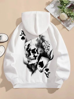 Pull over blanc design 