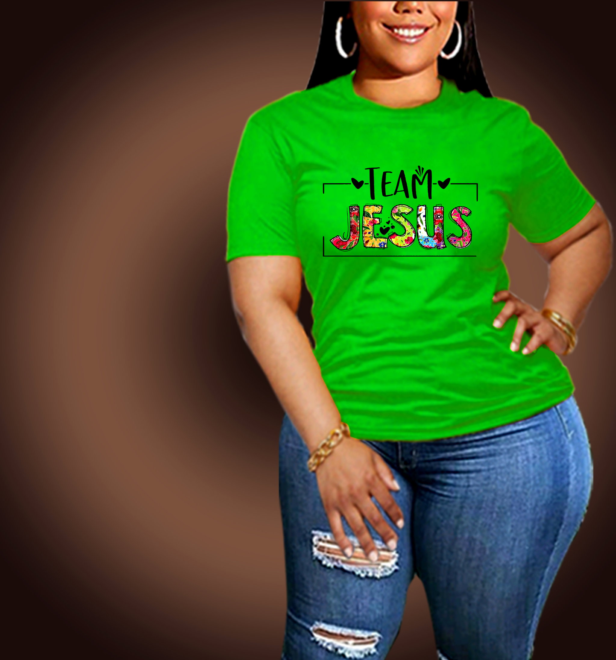 📝 Team Jesus – Bold, Bright, and Unashamed Christian T-Shirt for Women_6