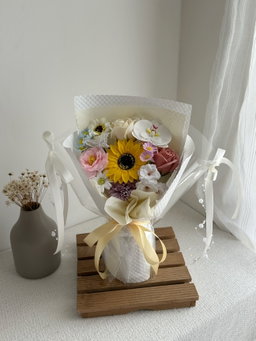 Soap Flower Mixed Bouquet   ( Sunflower )