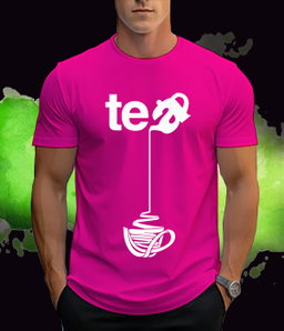 📝 Sip in Style: Creative Tea Pouring Graphic T-Shirt for Tea Lovers