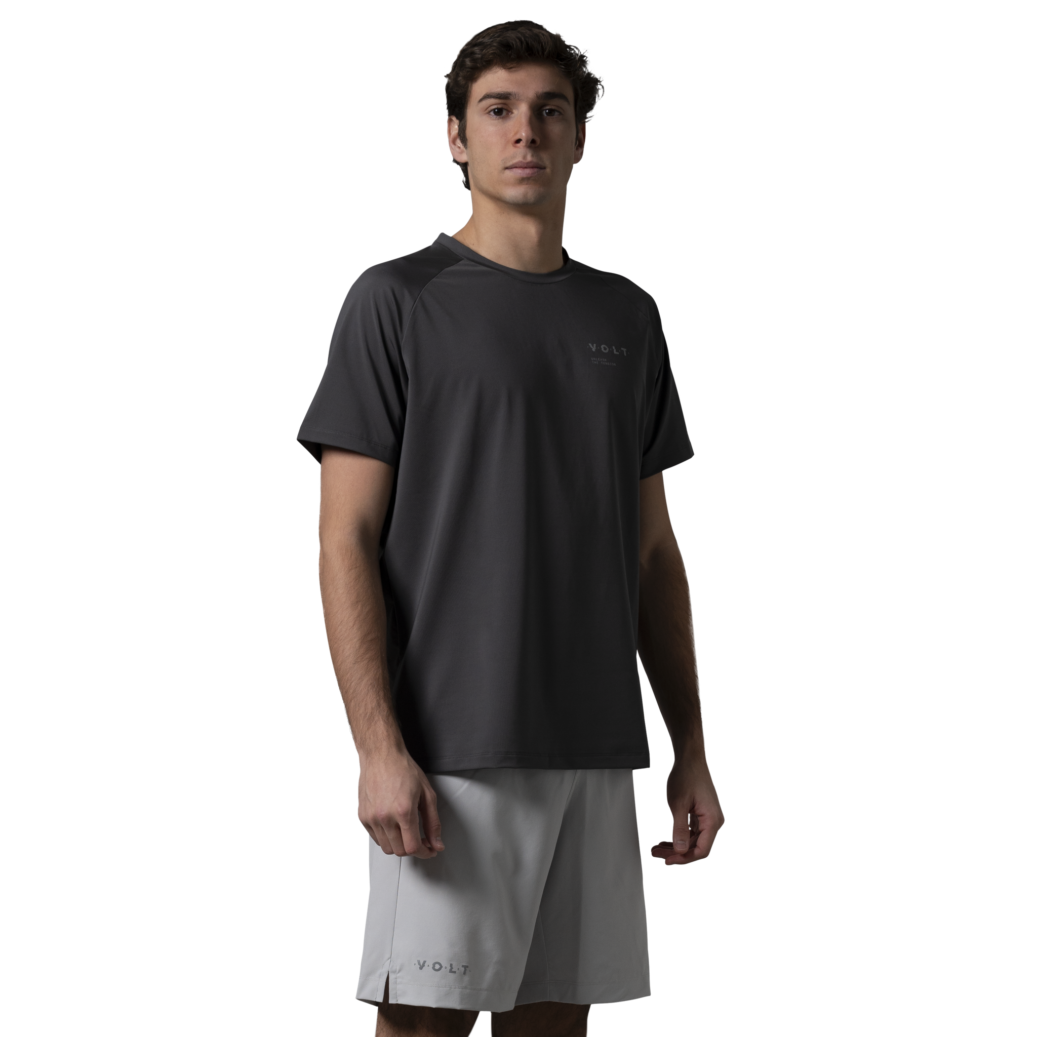 VOLT Performance T-Shirt Dark Grey_0
