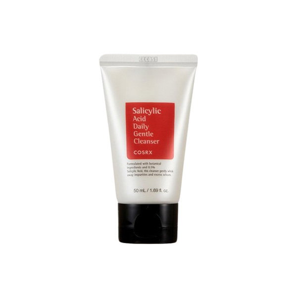 COSRX Salicylic Acid Daily Gentle cleanser mini غسول ميني بحمض الساليسيلك لعلاج الحبوب من كوزركس