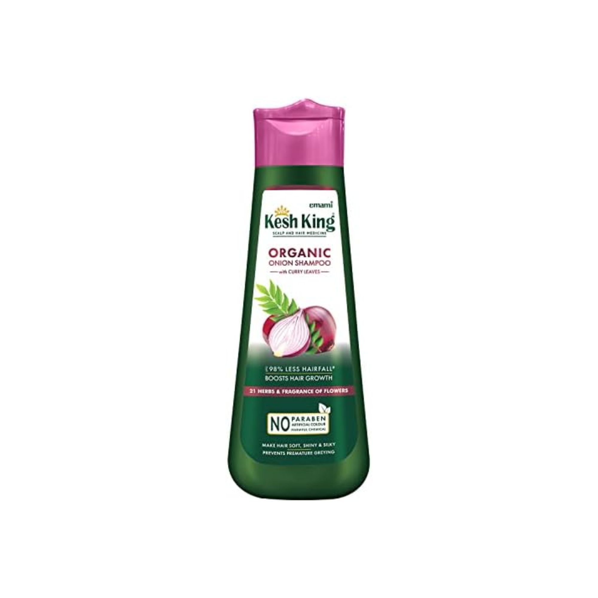 Kesh King Ayurvedic Onion Shampoo with 21 Herbs - 300ml | كيش كينغ شامبو البصل الأيورفيدا مع 21 عشبة - 300 مل_0