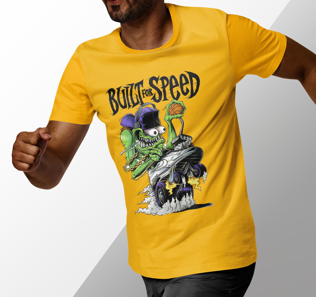 Built for Speed – High-Energy Sport Graphic T-Shirt for Hustlers and Hoopers
