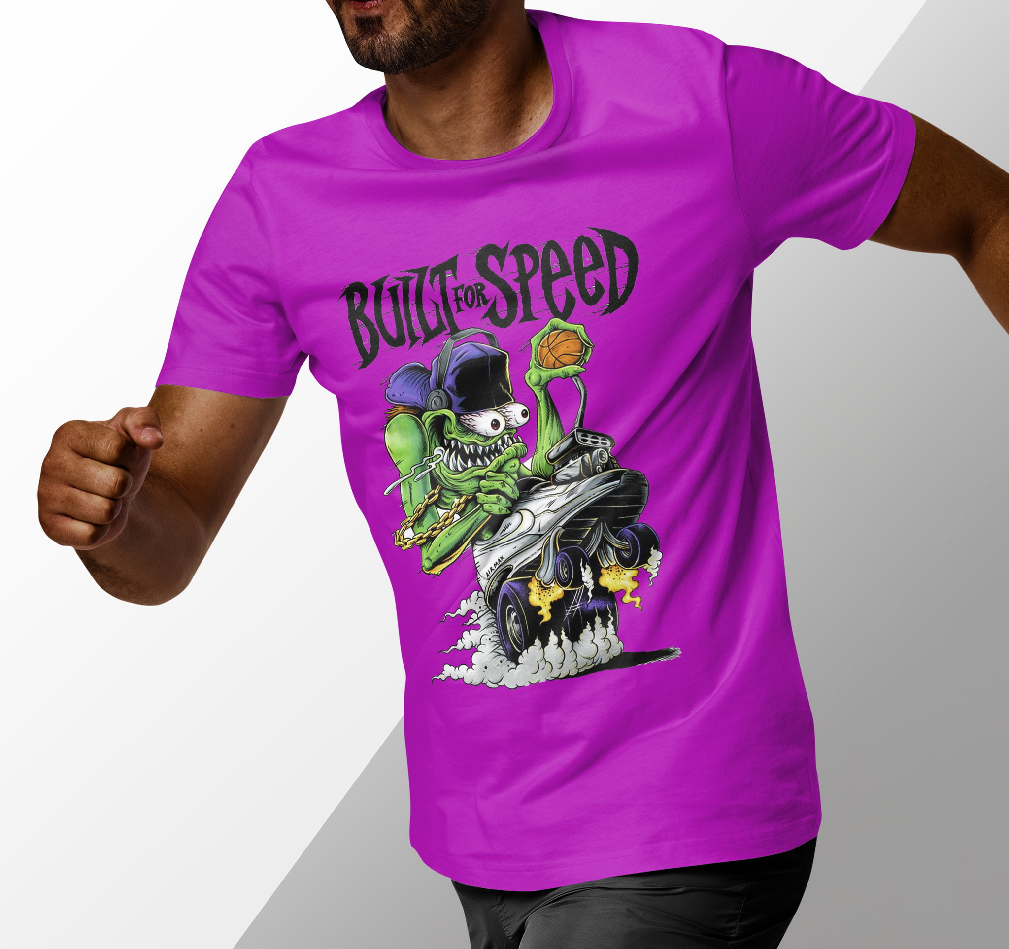 Built for Speed – High-Energy Sport Graphic T-Shirt for Hustlers and Hoopers_5