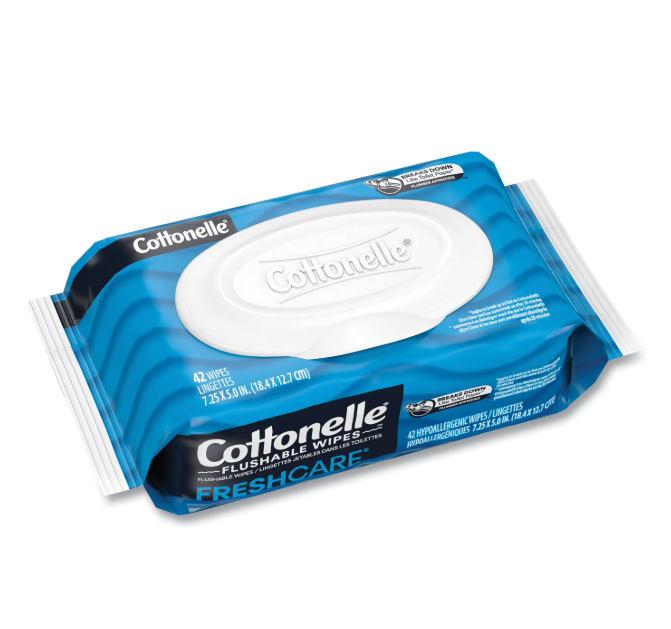 Cottonelle Fresh Feel Flushable Wet Wipes