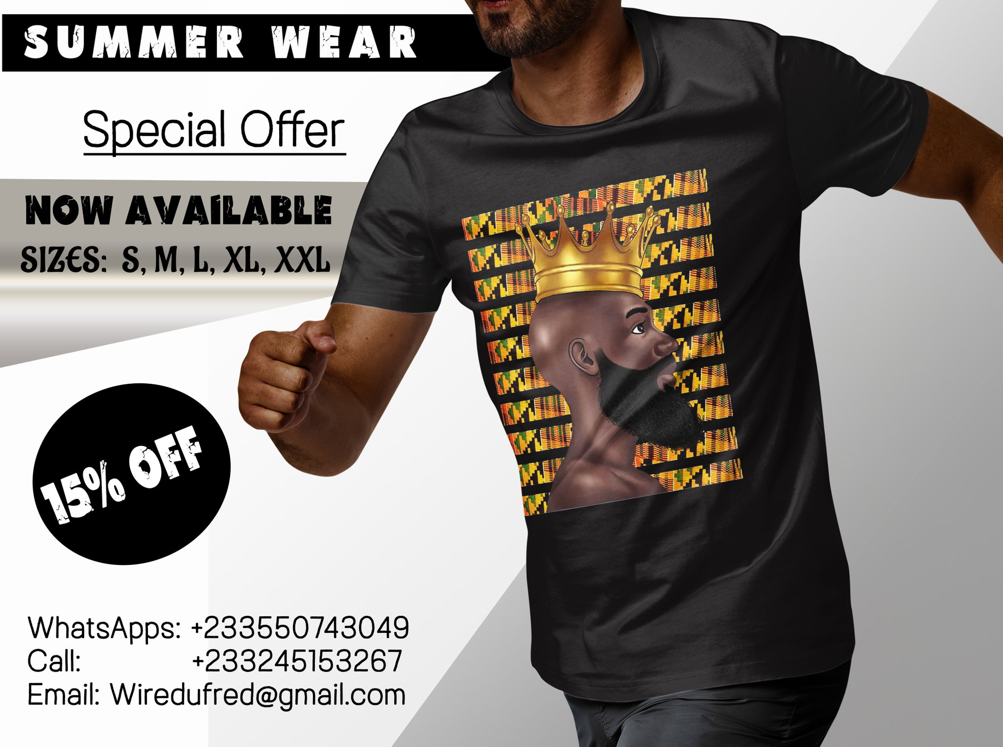 Crowned in Culture: Royal African King T-Shirt for Modern-Day Royals_2