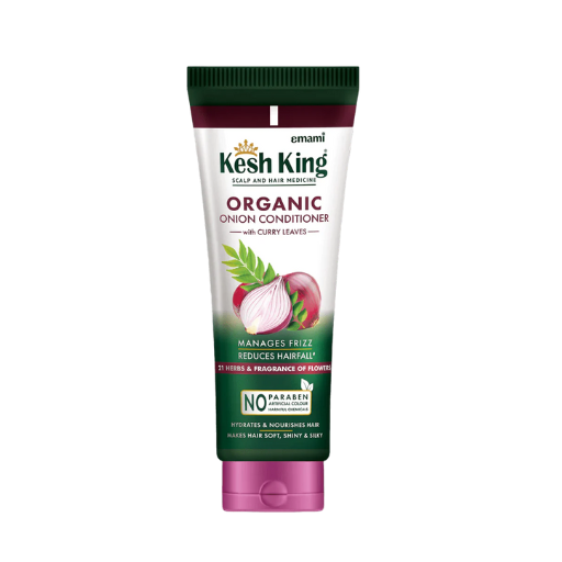 Kesh King Organic Onion Conditioner with Curry Leaves - 200ml | كيش كينج بلسم عضوي لجميع أنواع الشعر - 200 مل_0