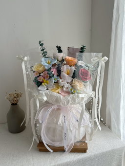 Dopamine Mix Soap Flower Mixed Transparent Bouquet  