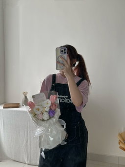 Soap Flower Mixed Transparent Bouquet (tulip) 