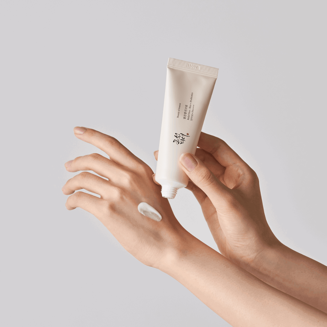 BEAUTY OF JOSEON Relief Sun Rice + Probiotics SPF 50+ PA++++ واقي شمسي كيميائي بالارز من بيوتي اوف جوسون_0
