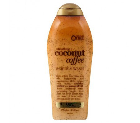 OGX Coffee Scrub and Wash, Coconut 577ml_0