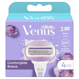 Gillette Venus Breeze Razor Blade Refills | جيليت ٤ رؤوس حلاقة بريز