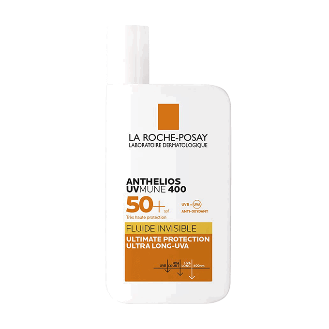 La Roche-Posay Anthelios UVMune 400 Fluid Fragrance Free لاروش بوزيه واقي شمس انثيليوس يوفي ميون 400 سائل بعامل حماية +50 - 50 مل_0