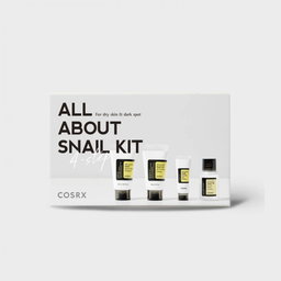 COSRX All About Snail Kit 4 Step For Dry Skin & Dark Skin مجموعة هلام الحلزون من كوزركس بالحجم المني