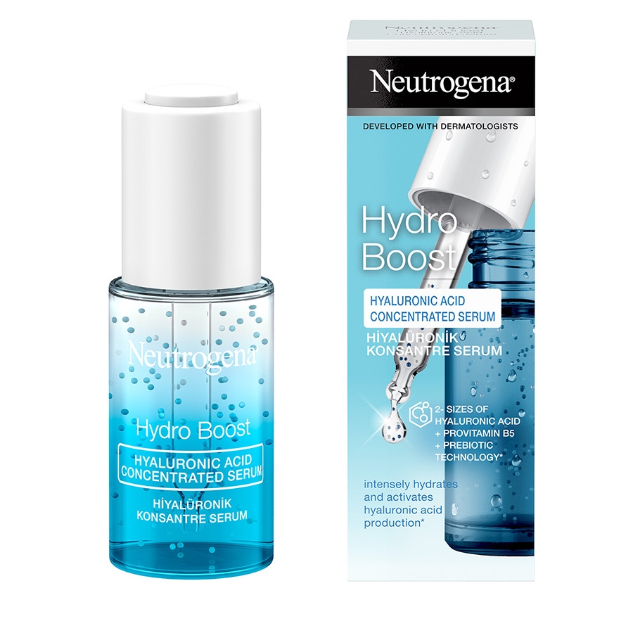 سيروم الوجه هيدرو بوست بحمض الهيالورونيك المُرطب وتركيبة خالية من الزيوت  NEUTROGENA HYALURONIC ACIDS_0