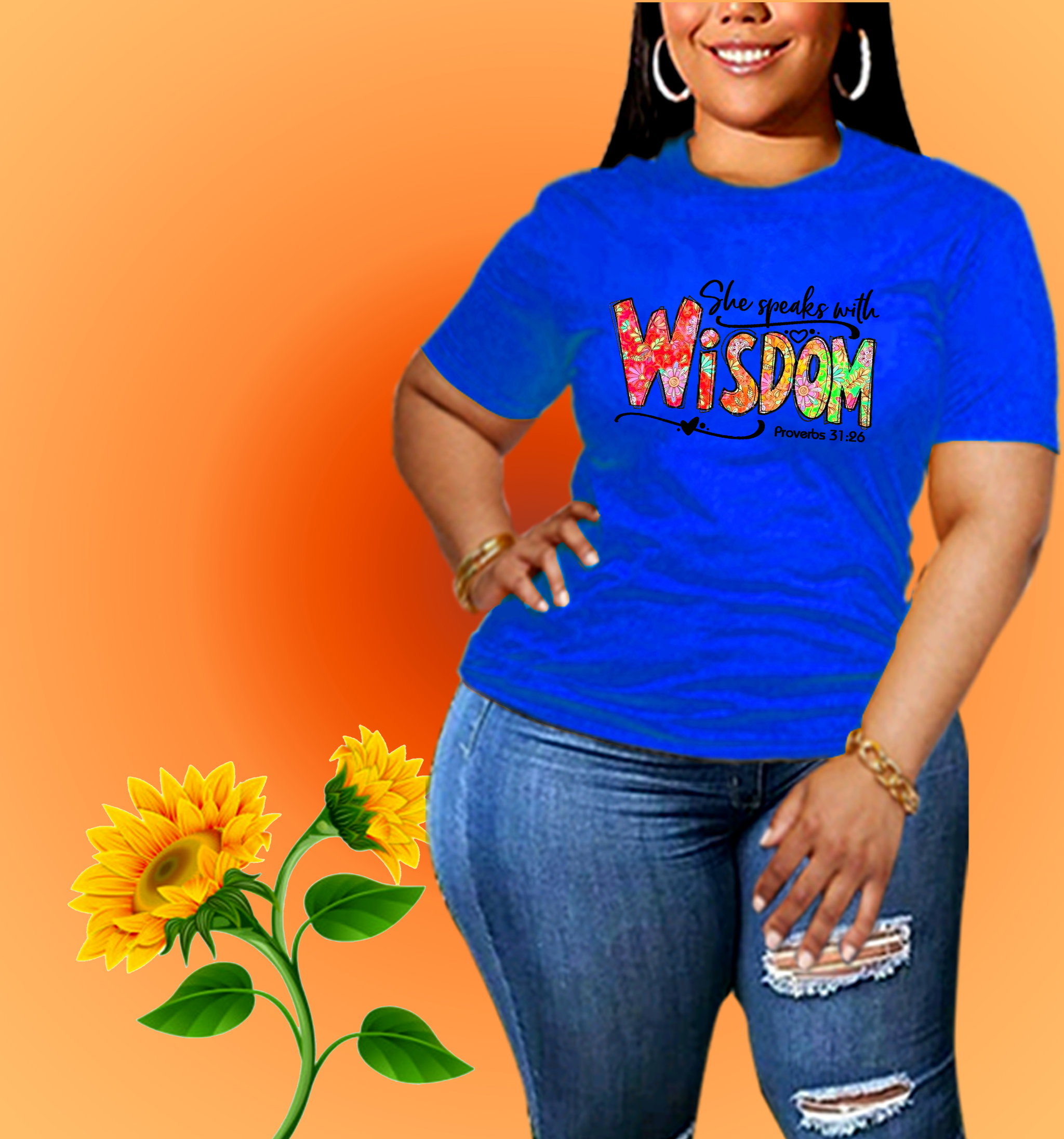✨ She Speaks with Wisdom – Proverbs 31:26 Inspirational T-Shirt for Women_5