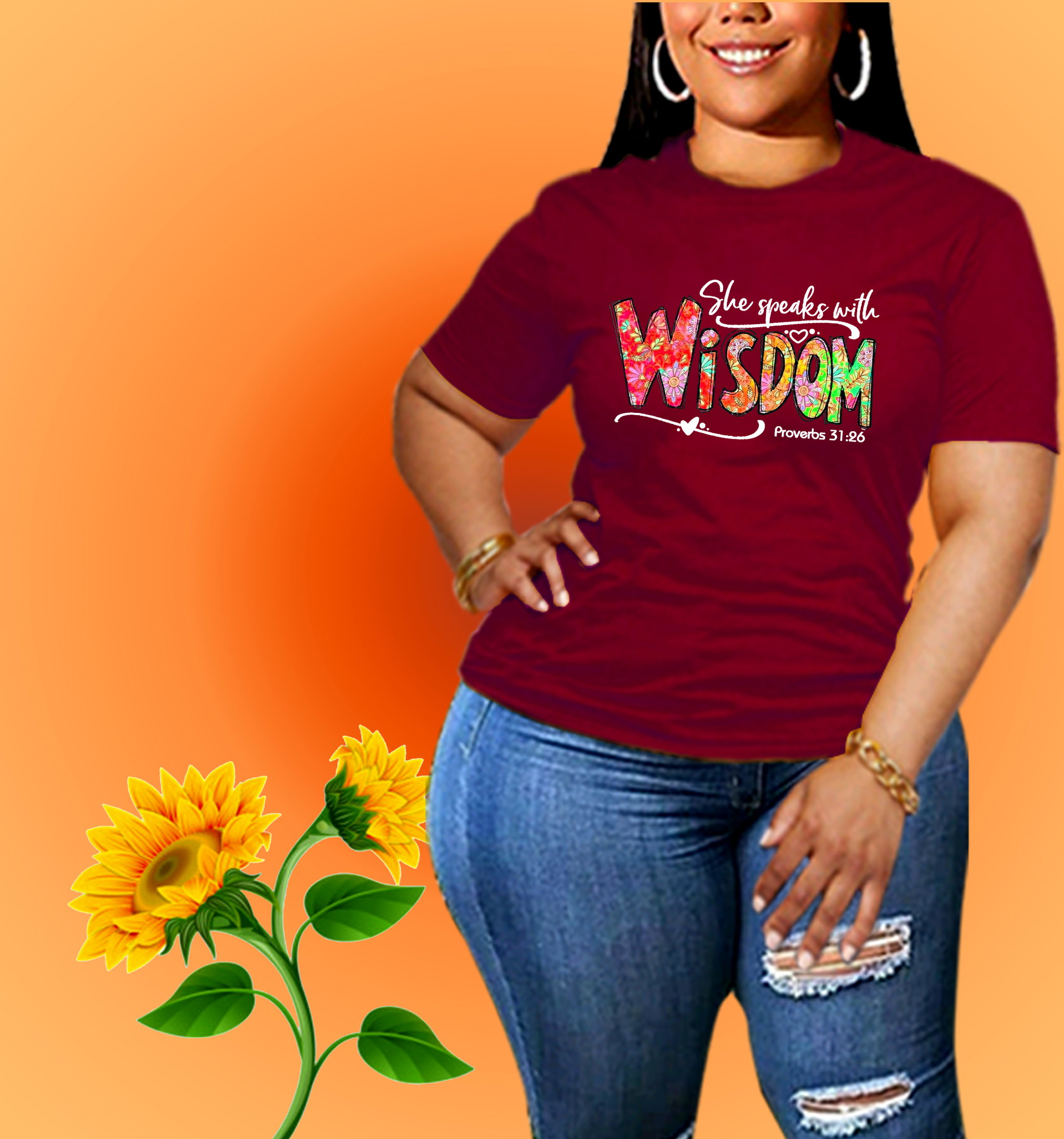 ✨ She Speaks with Wisdom – Proverbs 31:26 Inspirational T-Shirt for Women_2