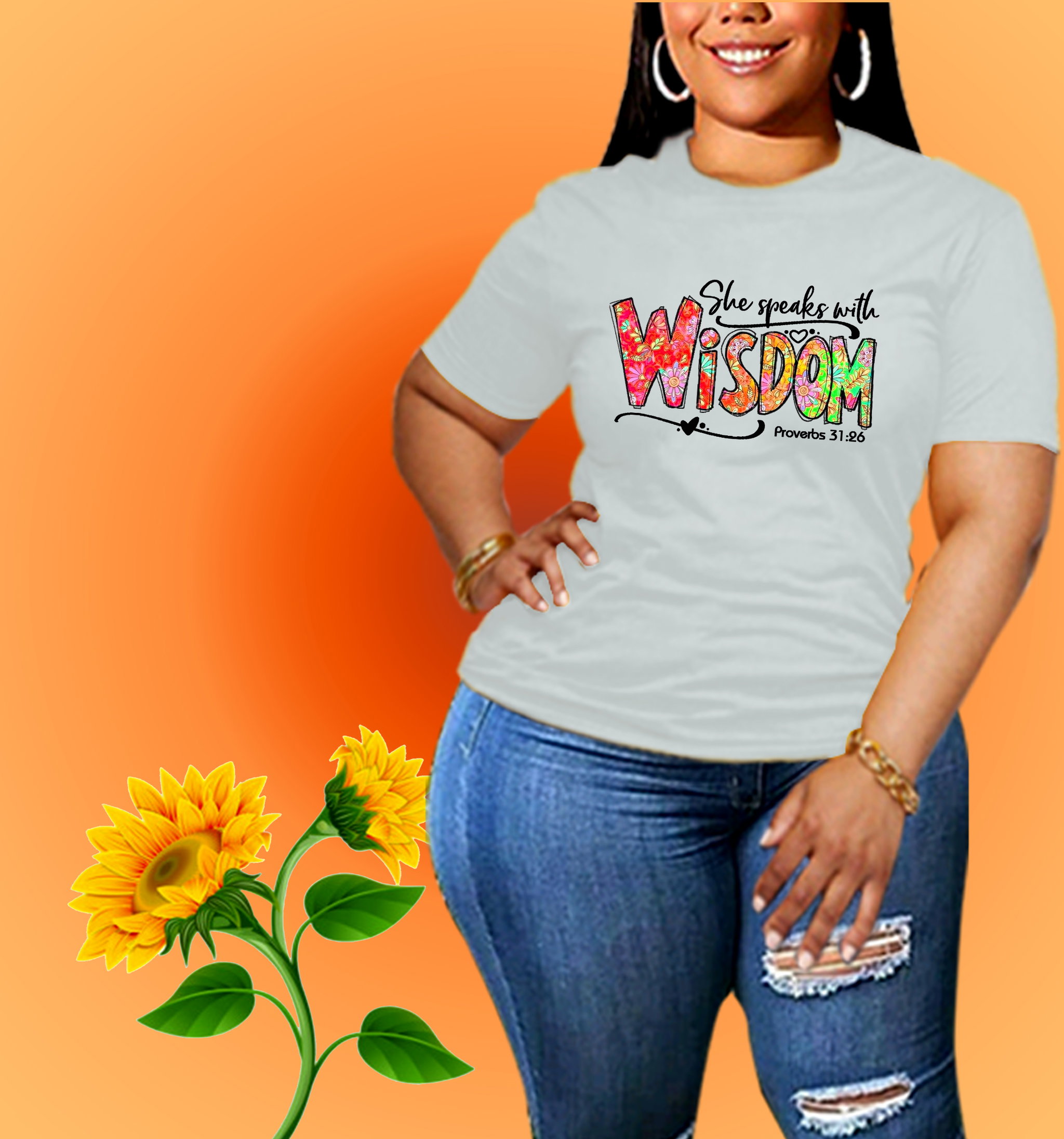✨ She Speaks with Wisdom – Proverbs 31:26 Inspirational T-Shirt for Women_1
