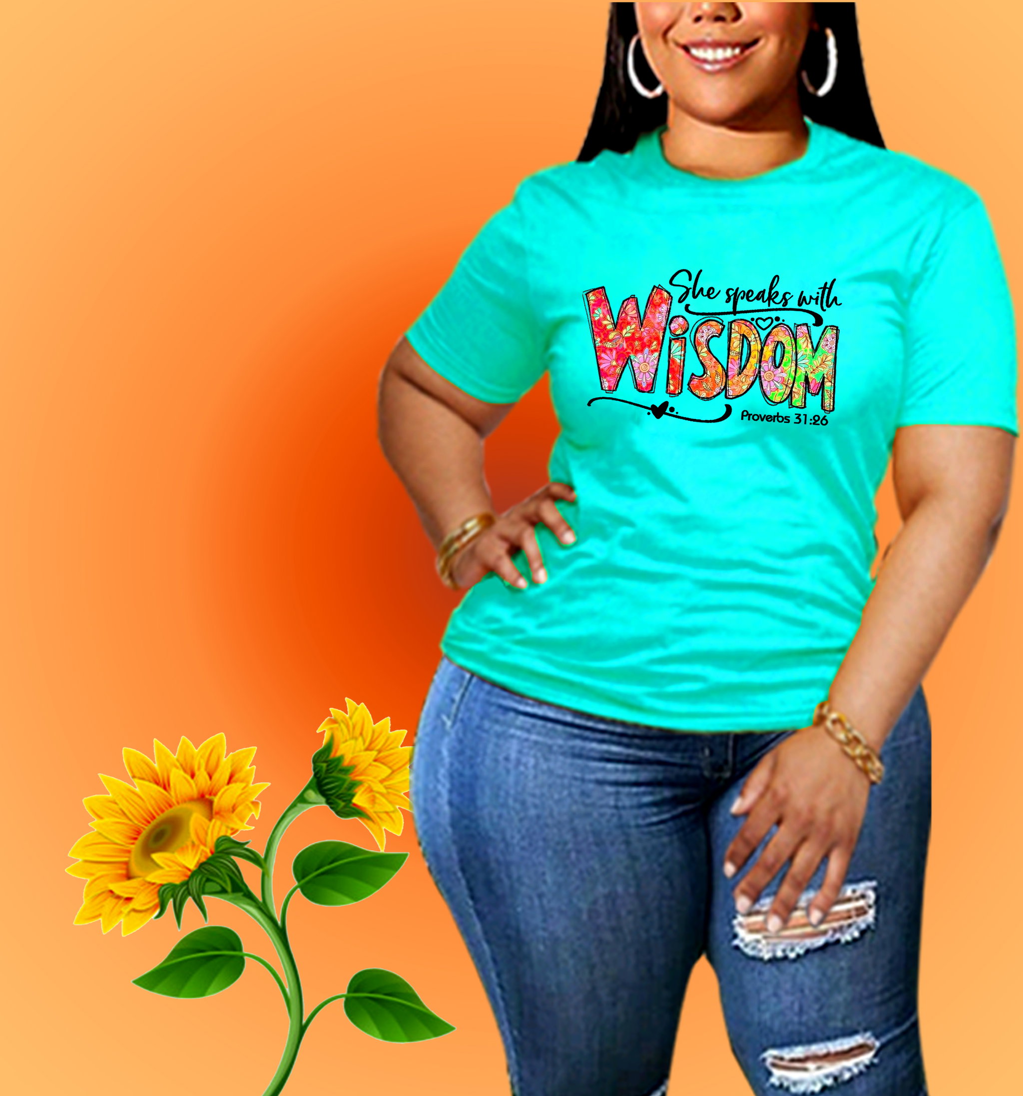 ✨ She Speaks with Wisdom – Proverbs 31:26 Inspirational T-Shirt for Women_8