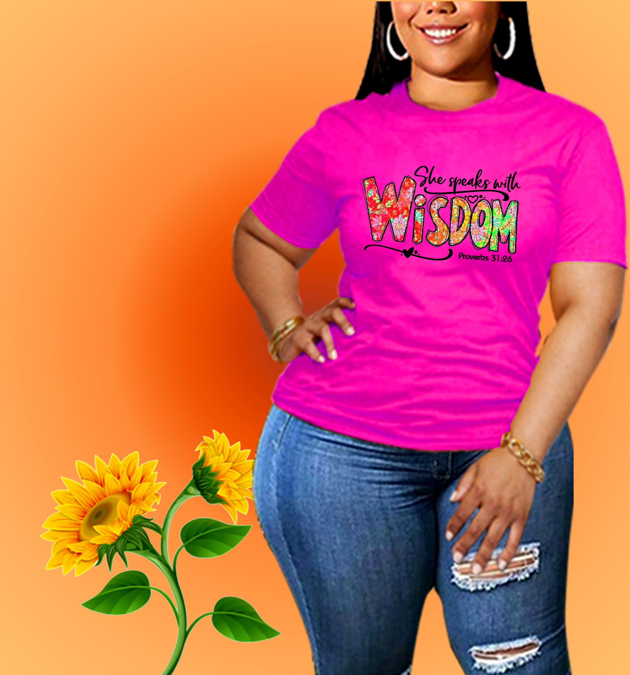 ✨ She Speaks with Wisdom – Proverbs 31:26 Inspirational T-Shirt for Women_10