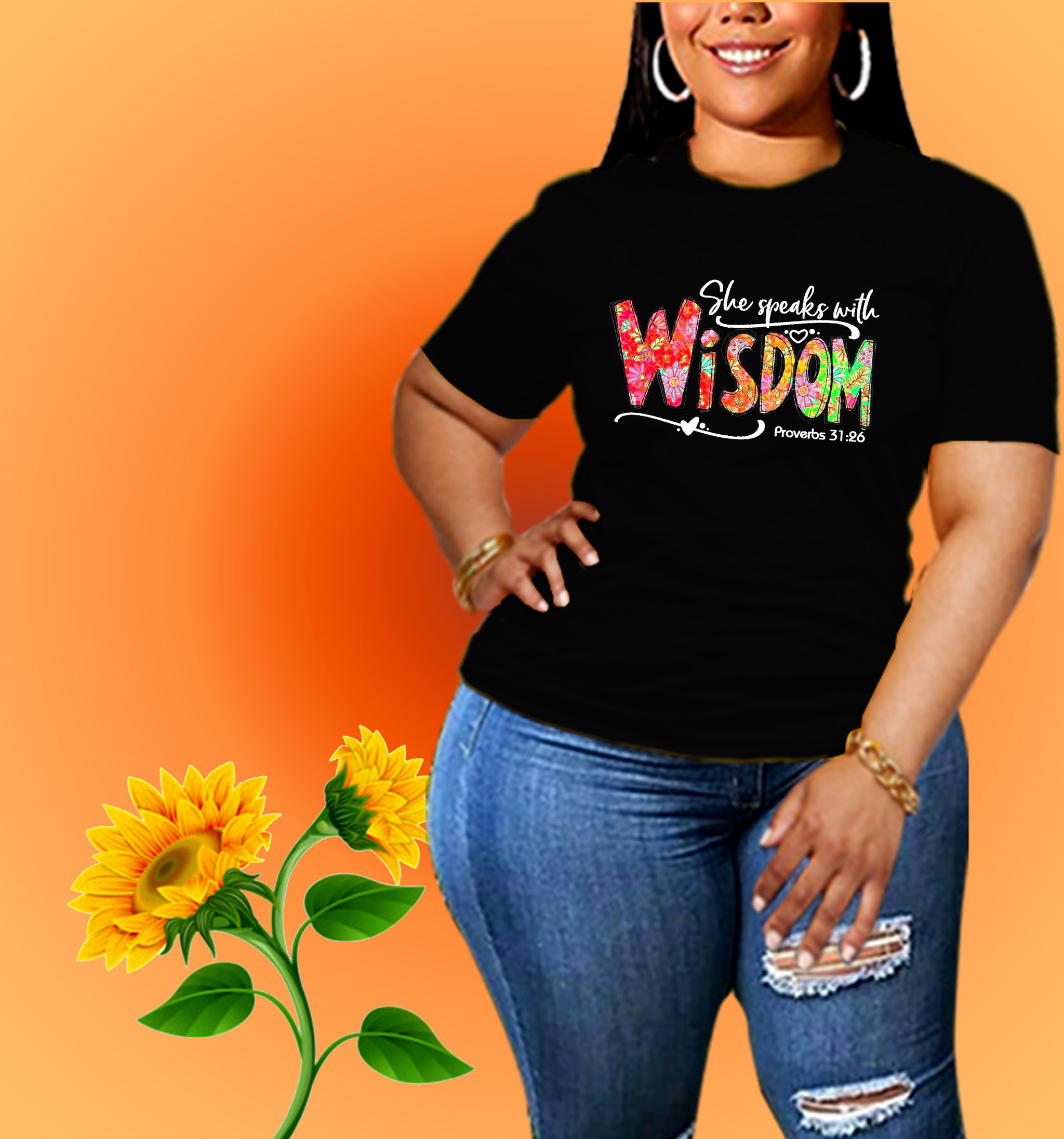 ✨ She Speaks with Wisdom – Proverbs 31:26 Inspirational T-Shirt for Women_4