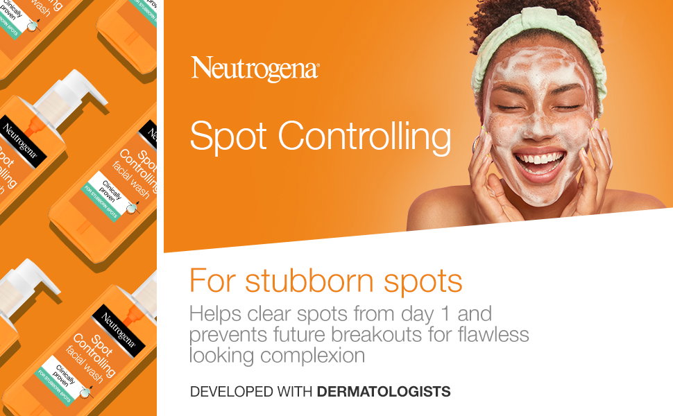 Neutrogena Spot Controlling Daily Face Wash - 200ml | نيتروجينا غسول يومي للتحكم بحب الشباب - 200 مل_1