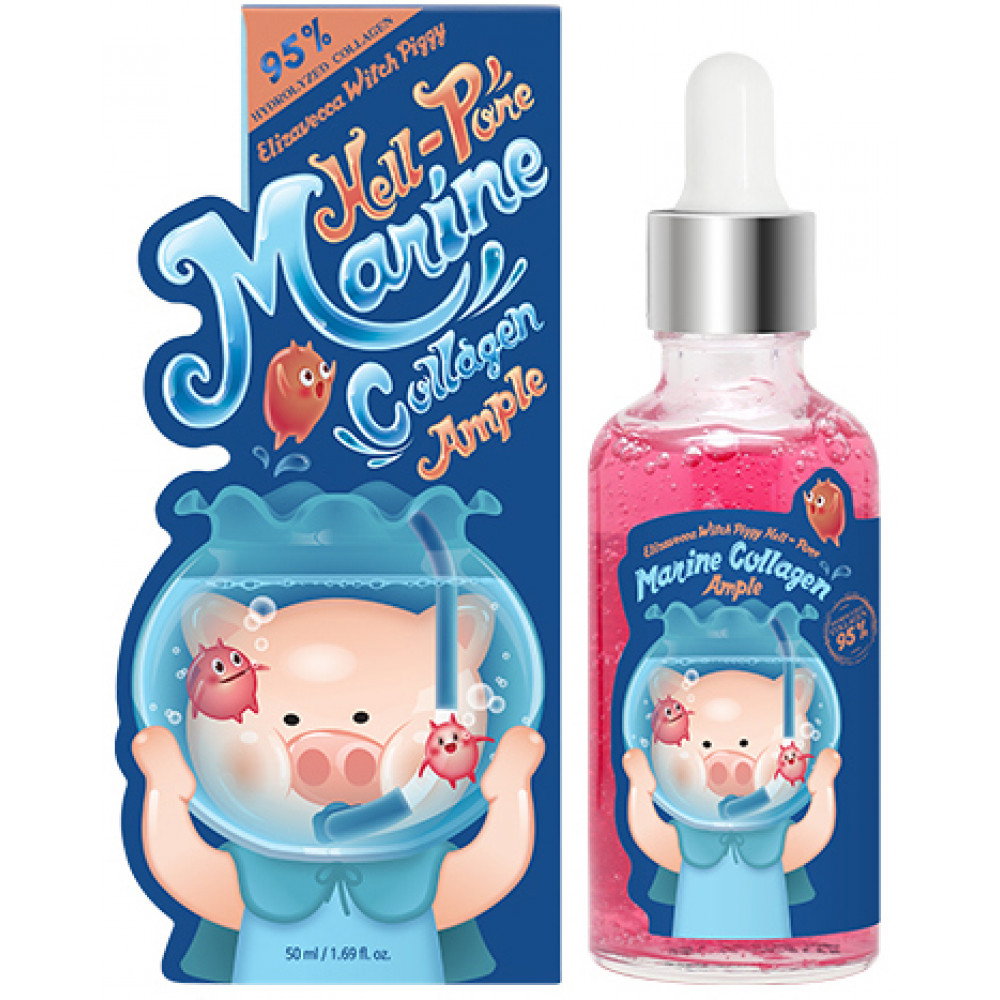 اليزافيكا سيروم الكولاجين البحري - 50مل | Elizavecca Witch Piggy Hell-Pore Marine Collagen Ample