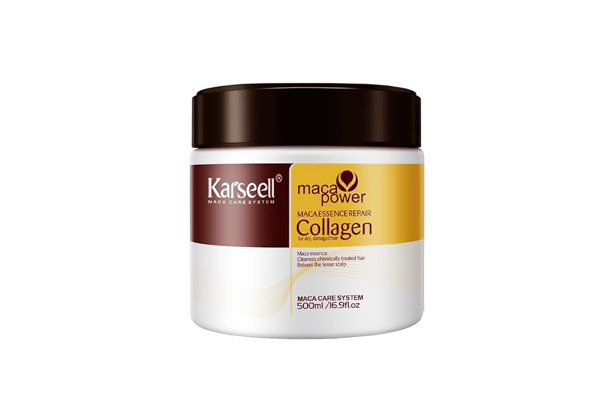 Karseel Maca Collagen mask كارسيل ماسك علاج الشعر بالكولاجين 500 مل_0