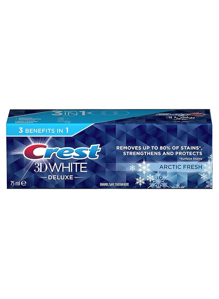 معجون كرست 3دي وايت ديلوكس انتعاش للمدخنين CREST 3D WHITE DELUXE	_0